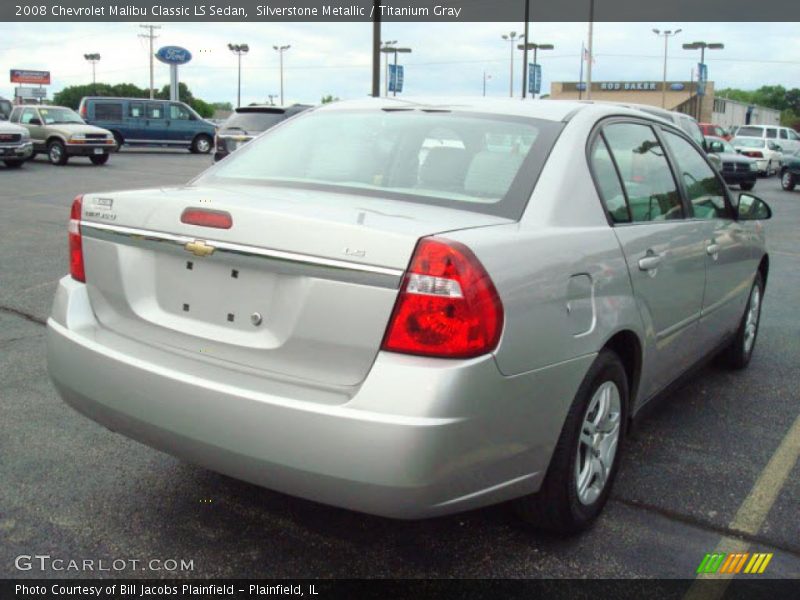 Silverstone Metallic / Titanium Gray 2008 Chevrolet Malibu Classic LS Sedan