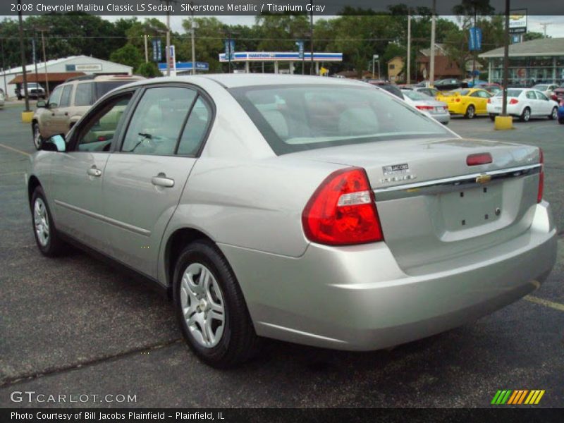 Silverstone Metallic / Titanium Gray 2008 Chevrolet Malibu Classic LS Sedan