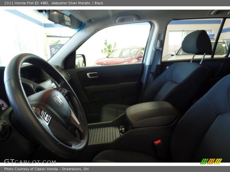 Alabaster Silver Metallic / Black 2011 Honda Pilot EX 4WD
