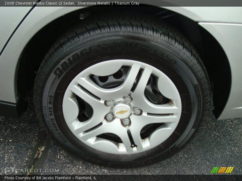 Silverstone Metallic / Titanium Gray 2008 Chevrolet Malibu Classic LS Sedan