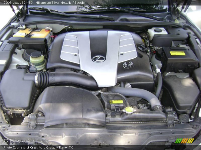 Millennium Silver Metallic / Saddle 2005 Lexus SC 430