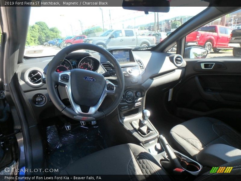Magnetic / Charcoal Black 2019 Ford Fiesta ST Hatchback
