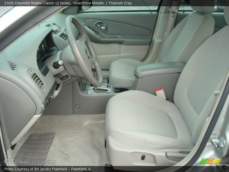 Silverstone Metallic / Titanium Gray 2008 Chevrolet Malibu Classic LS Sedan