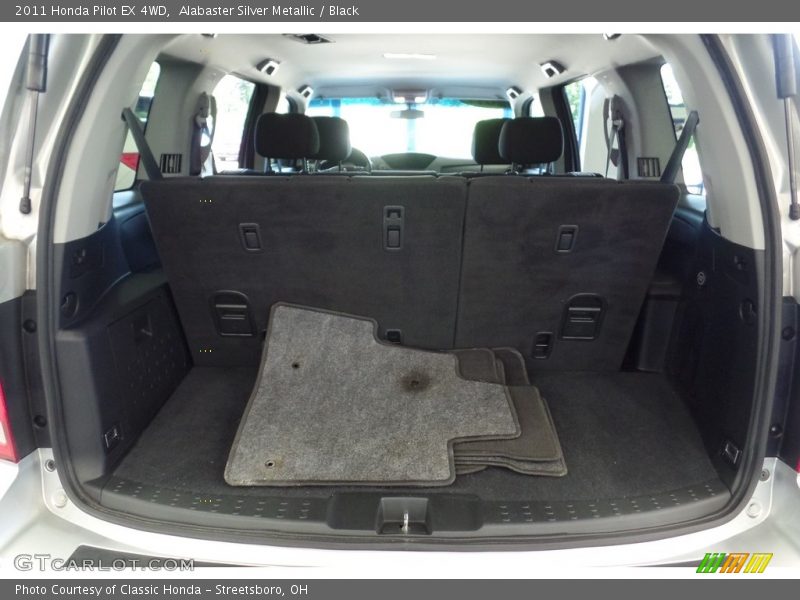 Alabaster Silver Metallic / Black 2011 Honda Pilot EX 4WD