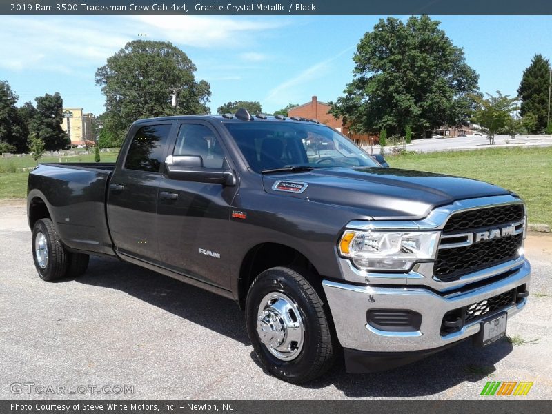 Granite Crystal Metallic / Black 2019 Ram 3500 Tradesman Crew Cab 4x4