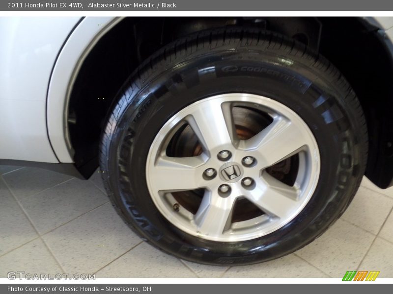 Alabaster Silver Metallic / Black 2011 Honda Pilot EX 4WD