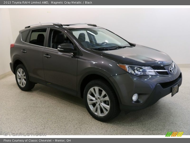 Magnetic Gray Metallic / Black 2013 Toyota RAV4 Limited AWD