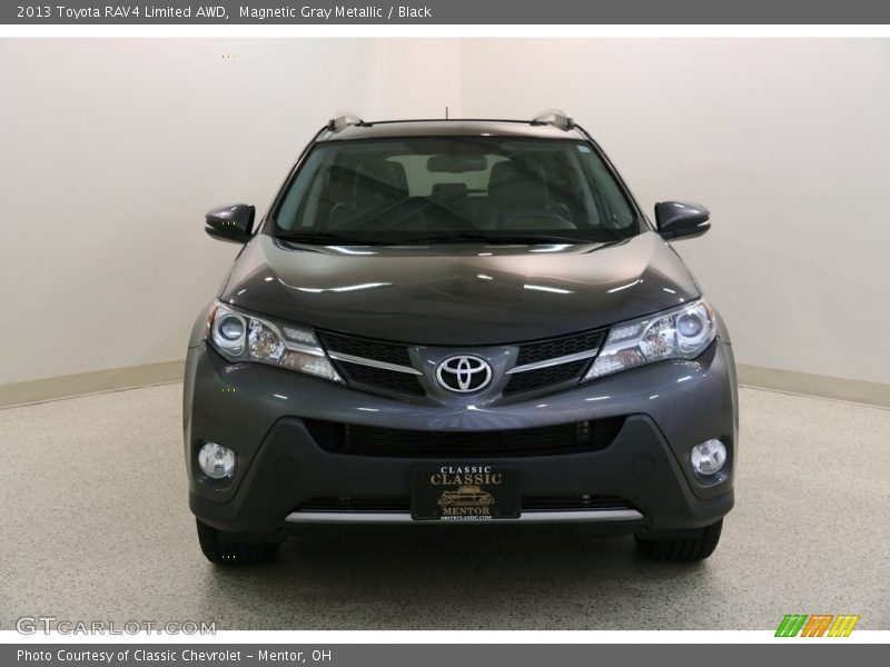 Magnetic Gray Metallic / Black 2013 Toyota RAV4 Limited AWD