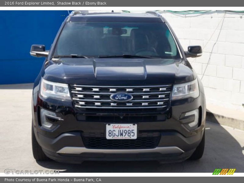 Shadow Black / Ebony Black 2016 Ford Explorer Limited