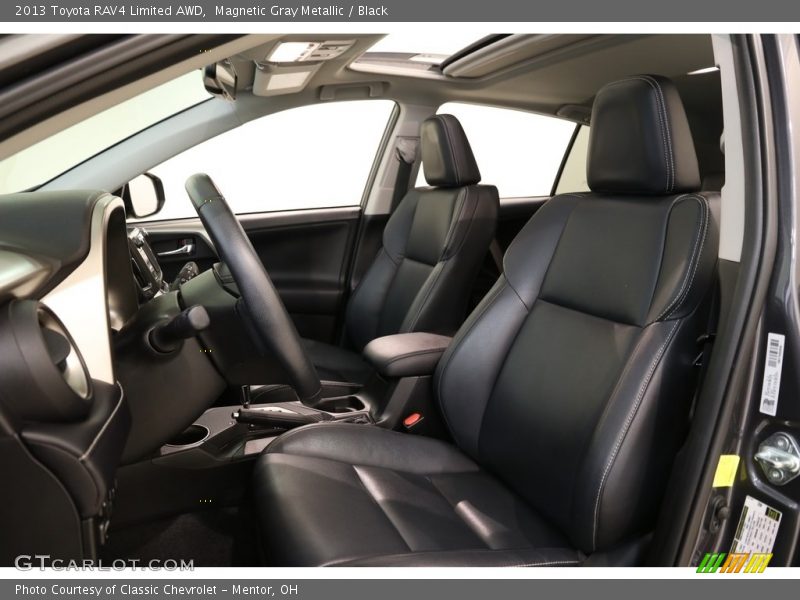 Magnetic Gray Metallic / Black 2013 Toyota RAV4 Limited AWD