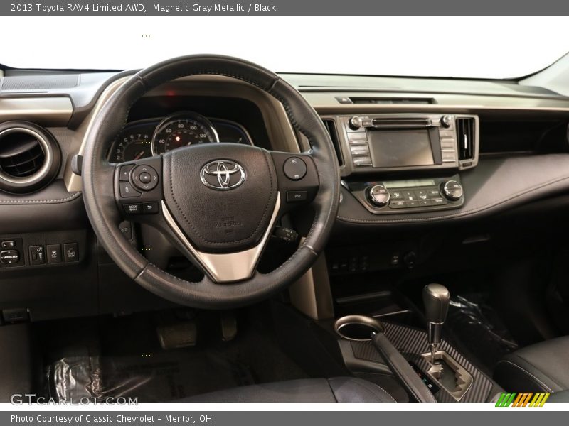 Magnetic Gray Metallic / Black 2013 Toyota RAV4 Limited AWD