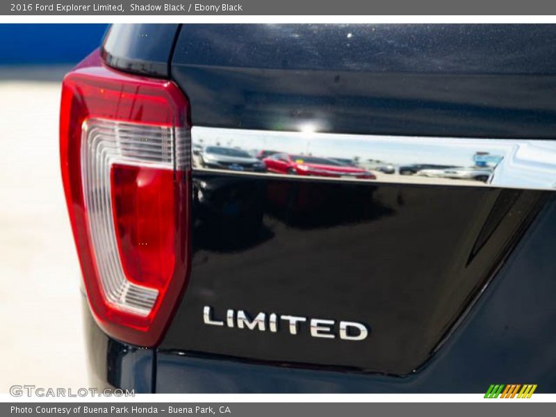 Shadow Black / Ebony Black 2016 Ford Explorer Limited