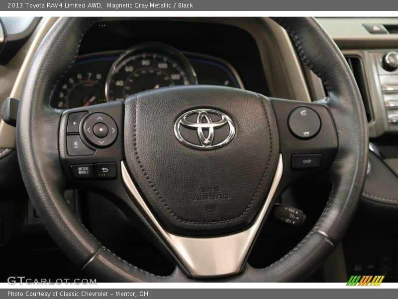 Magnetic Gray Metallic / Black 2013 Toyota RAV4 Limited AWD
