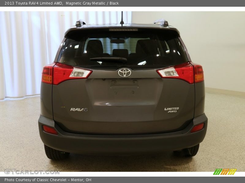 Magnetic Gray Metallic / Black 2013 Toyota RAV4 Limited AWD