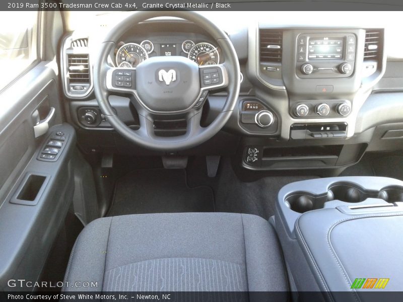 Granite Crystal Metallic / Black 2019 Ram 3500 Tradesman Crew Cab 4x4
