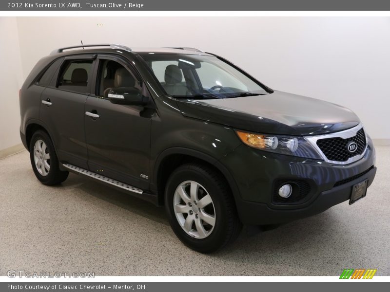 Tuscan Olive / Beige 2012 Kia Sorento LX AWD