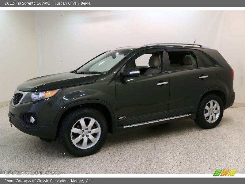 Tuscan Olive / Beige 2012 Kia Sorento LX AWD