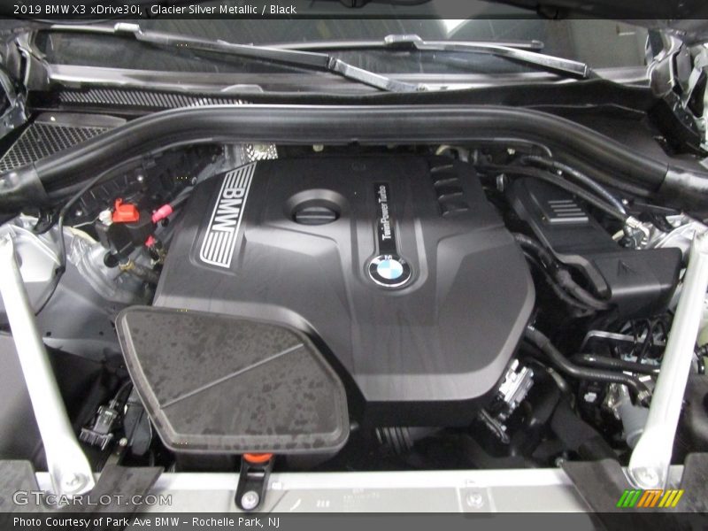 Glacier Silver Metallic / Black 2019 BMW X3 xDrive30i