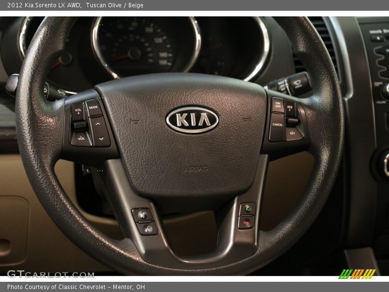 Tuscan Olive / Beige 2012 Kia Sorento LX AWD