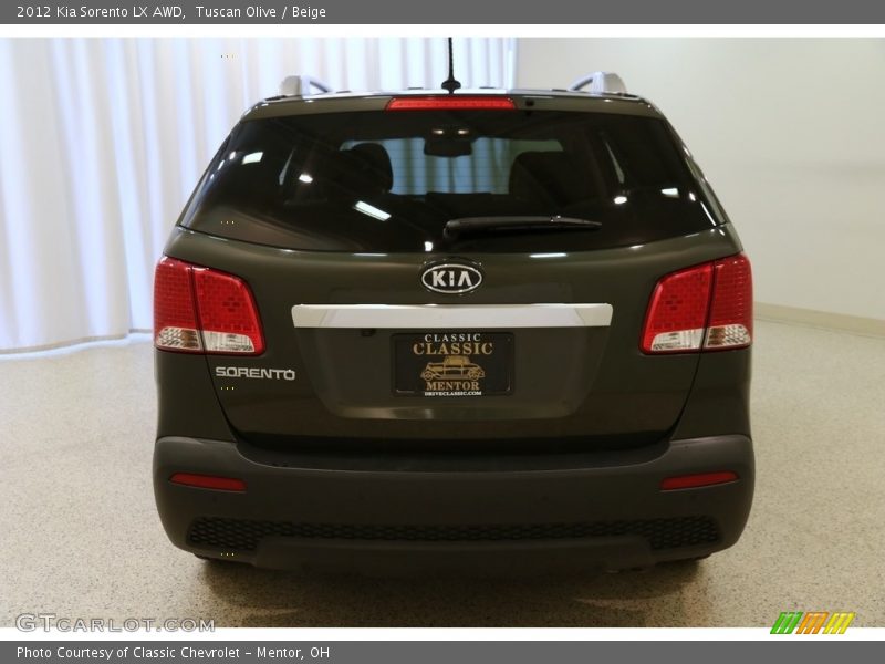 Tuscan Olive / Beige 2012 Kia Sorento LX AWD