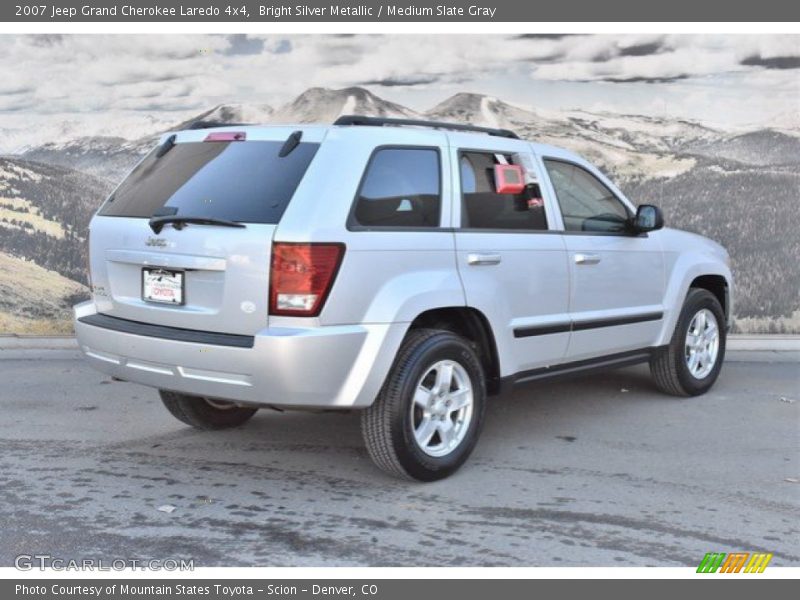 Bright Silver Metallic / Medium Slate Gray 2007 Jeep Grand Cherokee Laredo 4x4
