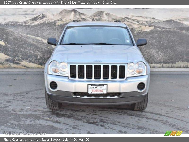 Bright Silver Metallic / Medium Slate Gray 2007 Jeep Grand Cherokee Laredo 4x4