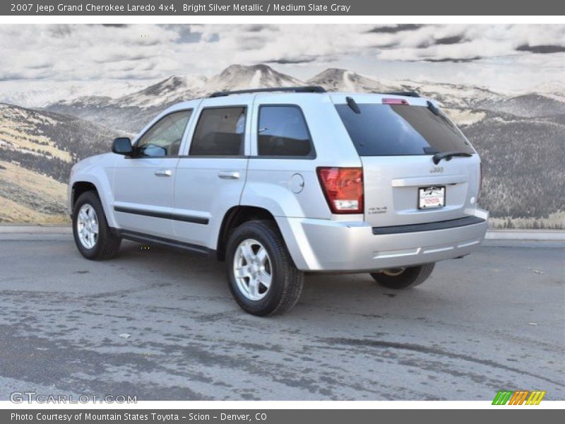 Bright Silver Metallic / Medium Slate Gray 2007 Jeep Grand Cherokee Laredo 4x4