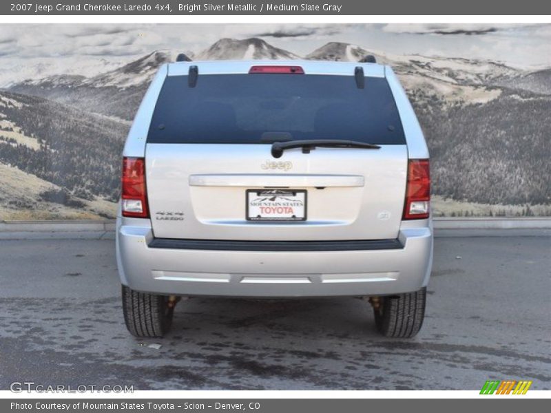 Bright Silver Metallic / Medium Slate Gray 2007 Jeep Grand Cherokee Laredo 4x4