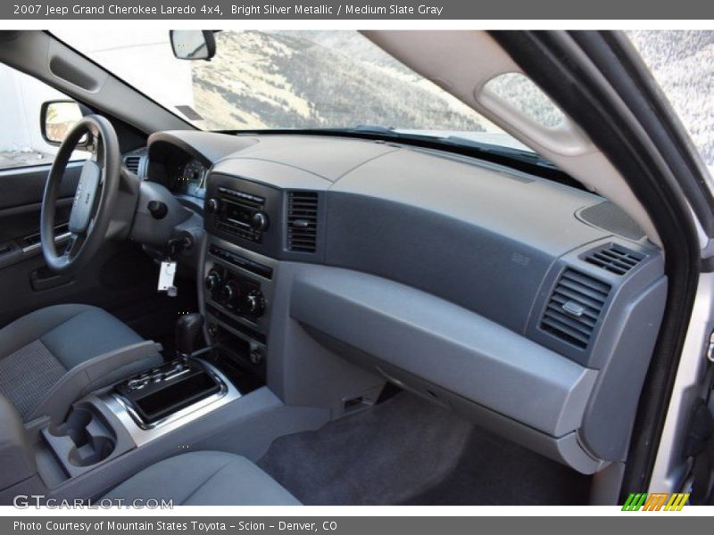Bright Silver Metallic / Medium Slate Gray 2007 Jeep Grand Cherokee Laredo 4x4
