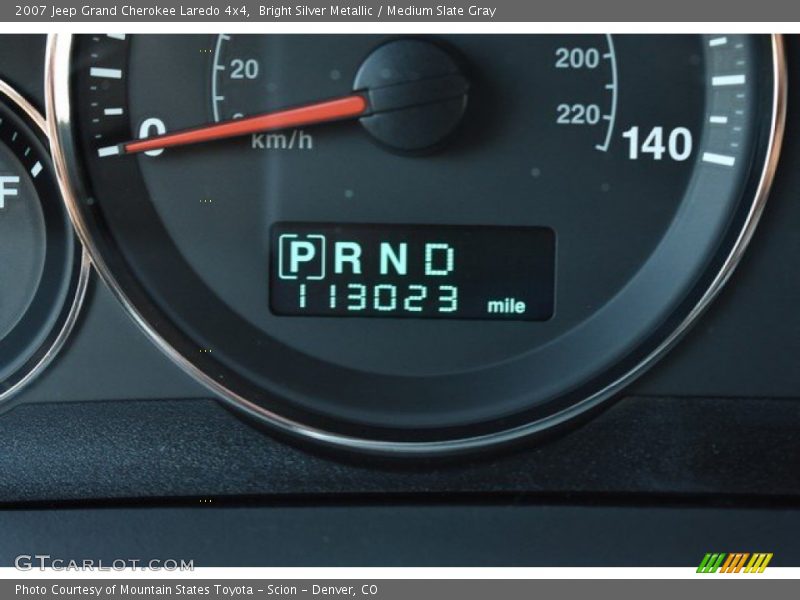 Bright Silver Metallic / Medium Slate Gray 2007 Jeep Grand Cherokee Laredo 4x4