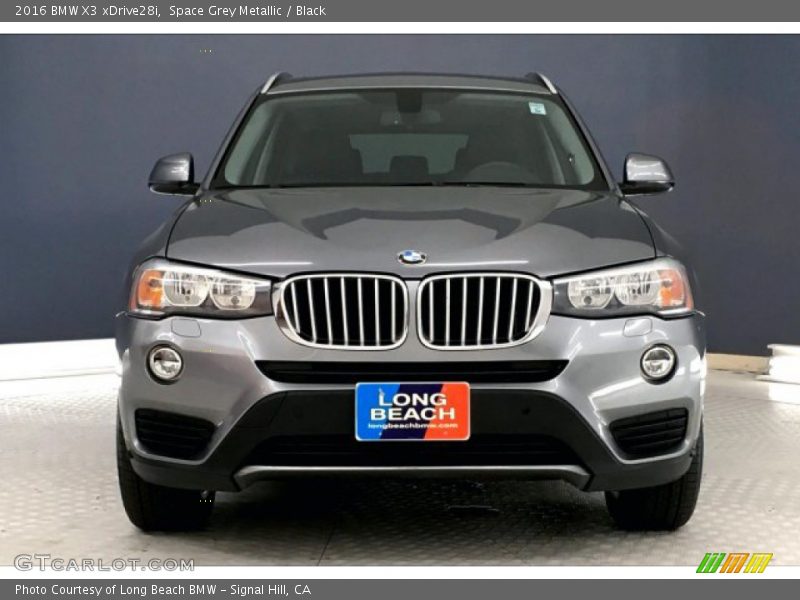 Space Grey Metallic / Black 2016 BMW X3 xDrive28i