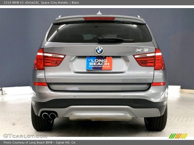 Space Grey Metallic / Black 2016 BMW X3 xDrive28i