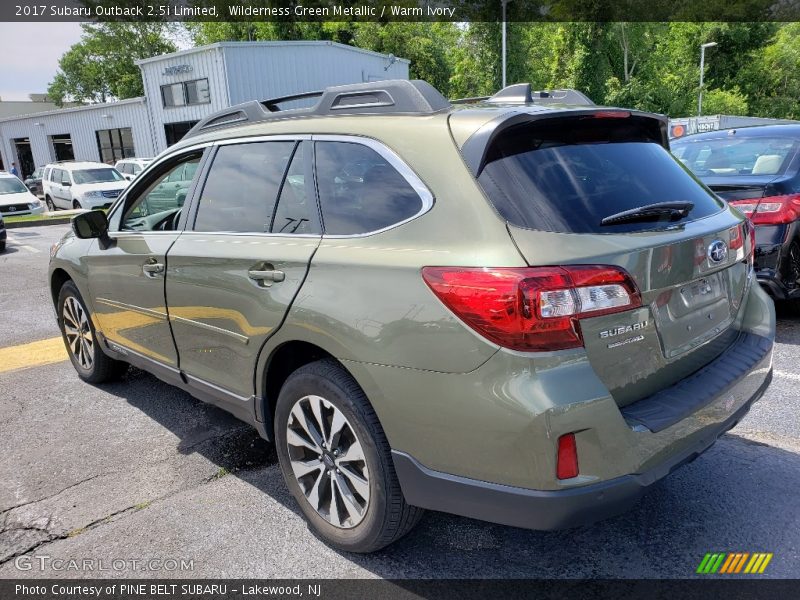 Wilderness Green Metallic / Warm Ivory 2017 Subaru Outback 2.5i Limited