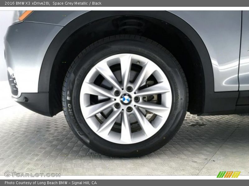 Space Grey Metallic / Black 2016 BMW X3 xDrive28i