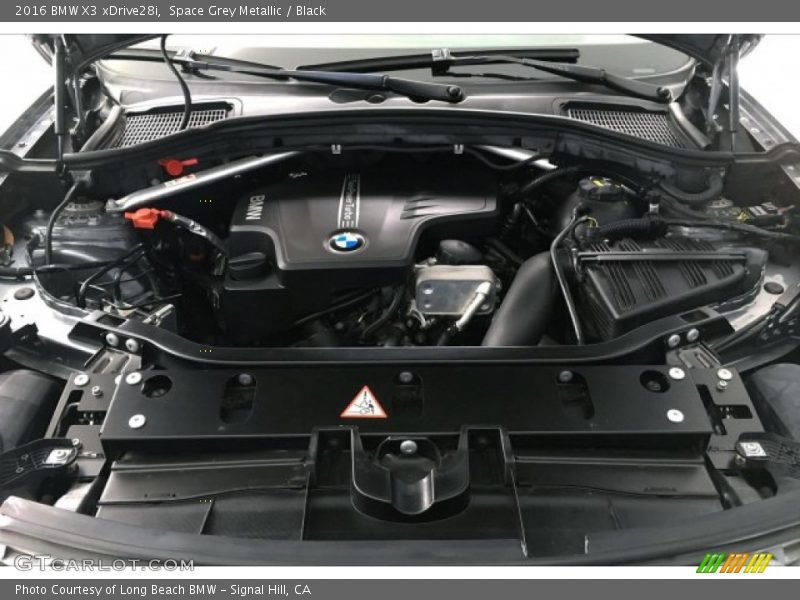 Space Grey Metallic / Black 2016 BMW X3 xDrive28i