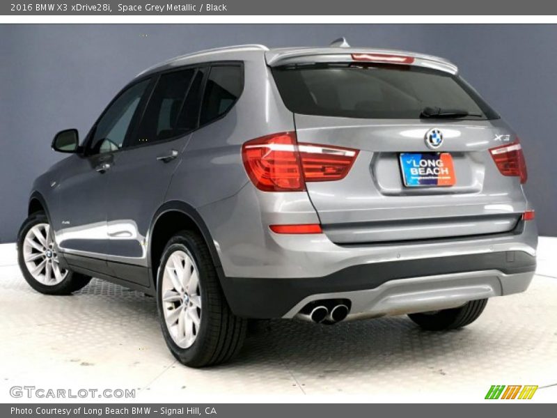 Space Grey Metallic / Black 2016 BMW X3 xDrive28i