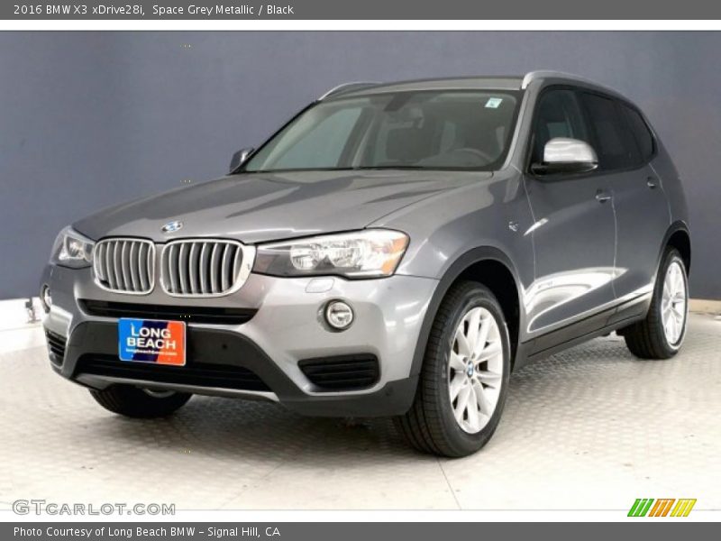 Space Grey Metallic / Black 2016 BMW X3 xDrive28i