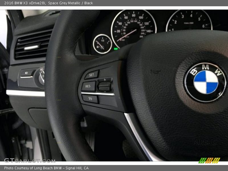 Space Grey Metallic / Black 2016 BMW X3 xDrive28i