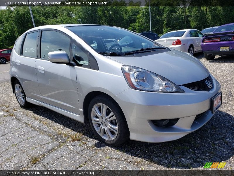 Alabaster Silver Metallic / Sport Black 2011 Honda Fit Sport