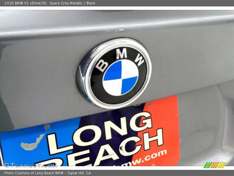 Space Grey Metallic / Black 2016 BMW X3 xDrive28i