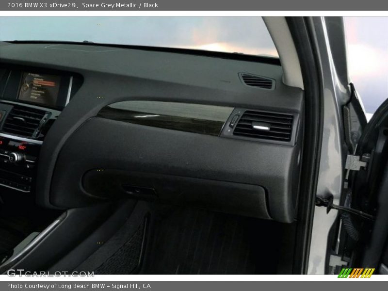 Space Grey Metallic / Black 2016 BMW X3 xDrive28i