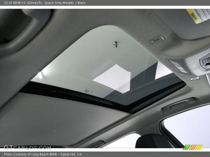 Space Grey Metallic / Black 2016 BMW X3 xDrive28i