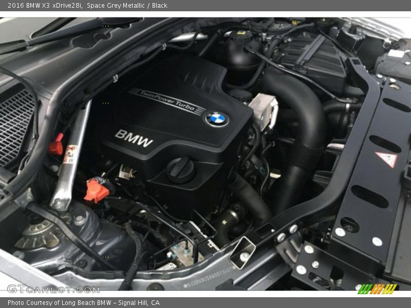 Space Grey Metallic / Black 2016 BMW X3 xDrive28i