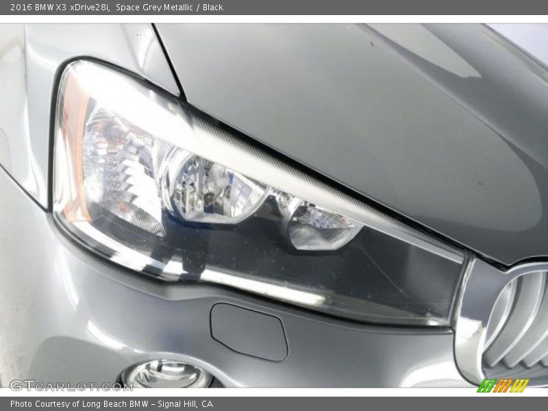 Space Grey Metallic / Black 2016 BMW X3 xDrive28i
