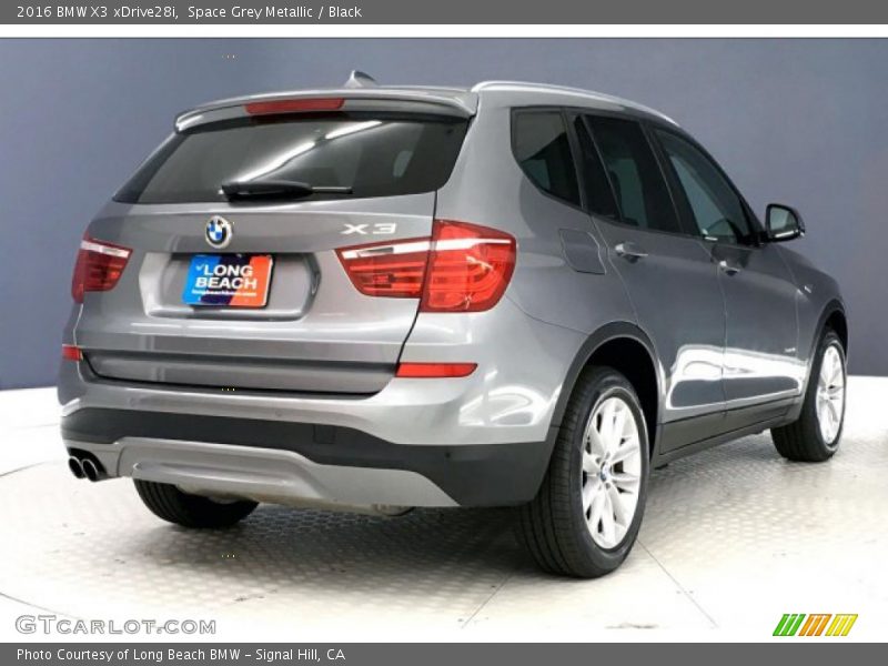 Space Grey Metallic / Black 2016 BMW X3 xDrive28i