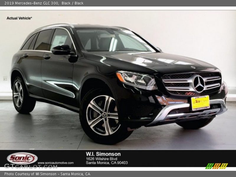Black / Black 2019 Mercedes-Benz GLC 300
