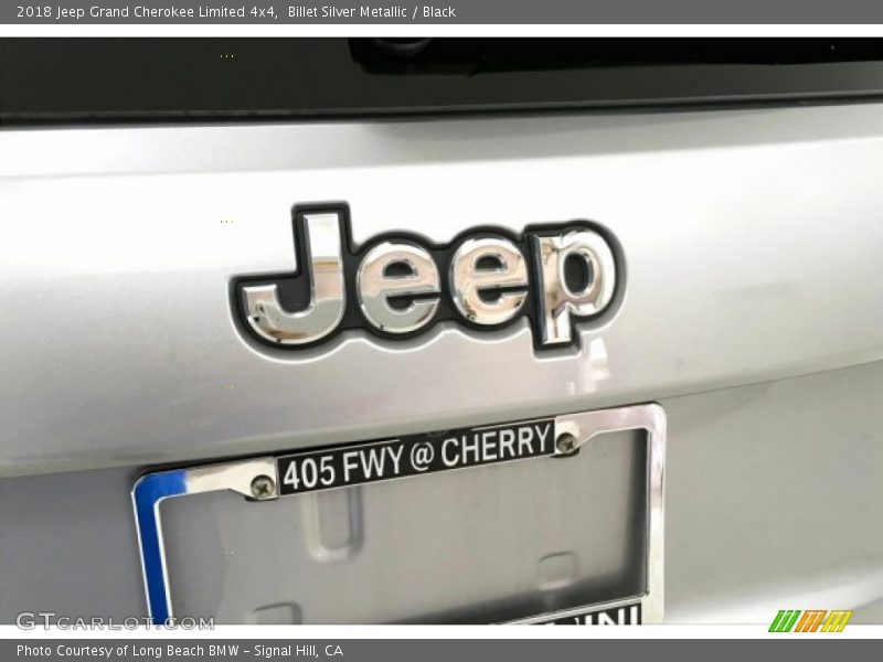 Billet Silver Metallic / Black 2018 Jeep Grand Cherokee Limited 4x4