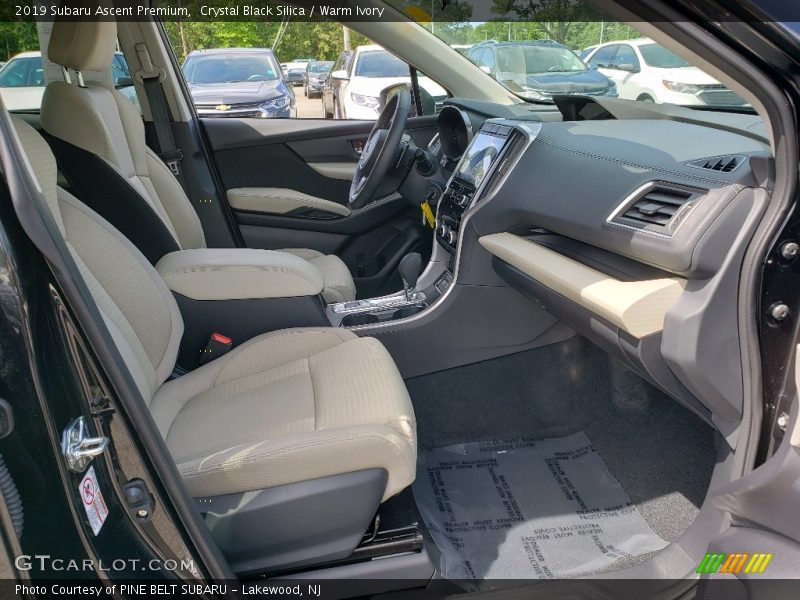 Crystal Black Silica / Warm Ivory 2019 Subaru Ascent Premium
