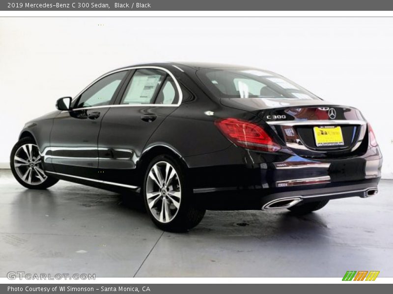 Black / Black 2019 Mercedes-Benz C 300 Sedan