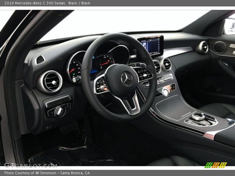 Black / Black 2019 Mercedes-Benz C 300 Sedan